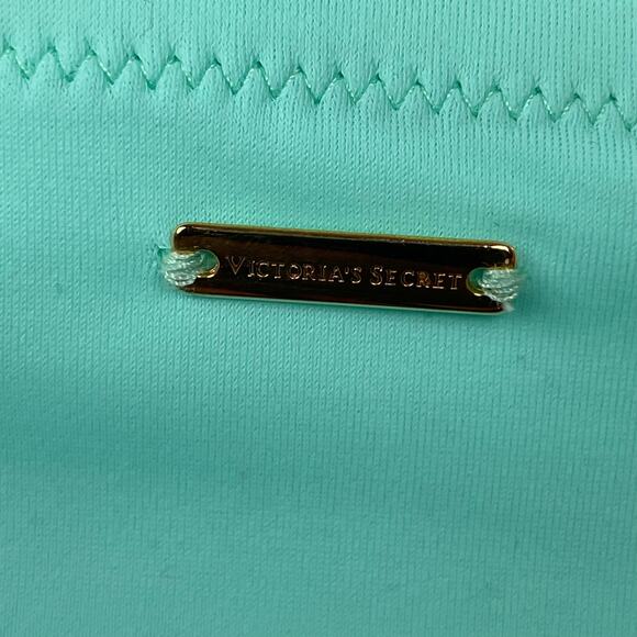 Victoria's Secret Tankini Swimsuit Size L – Turquoise Two-Piece Set - Picture 5 of 8